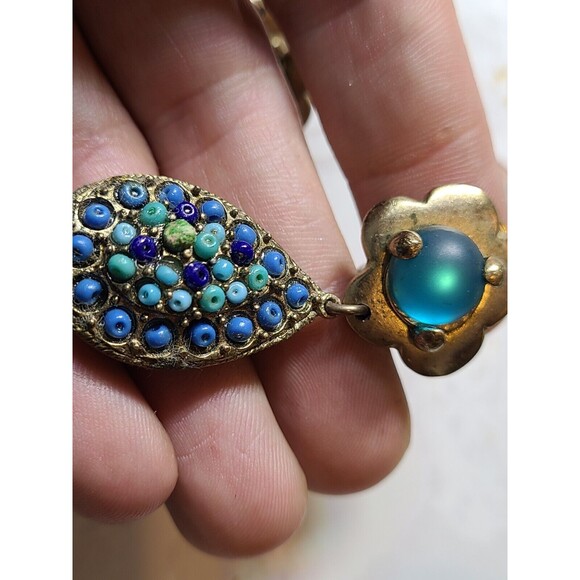 Gas Bijoix St Tropez Vintage Designer Statement Signed Clip On Earrings - Picture 3 of 6